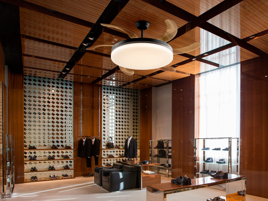 Schuller Vento Maxi Ventilador negro D80/150 Dim 168410