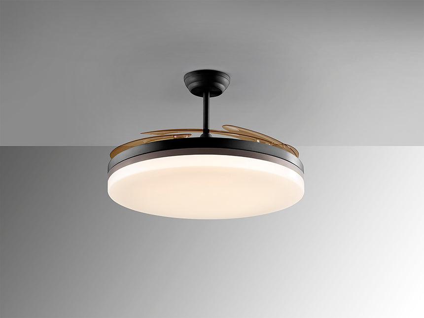 Schuller Vento Maxi Ventilador negro D80/150 Dim 168410