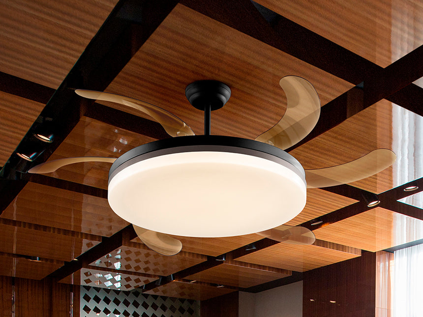 Schuller Vento Maxi Ventilador negro D80/150 Dim 168410