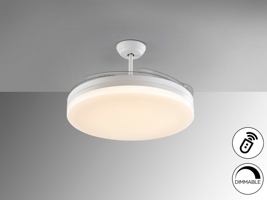 Ventilador de techo plafón retráctil Schuller Vento Max - ambiente