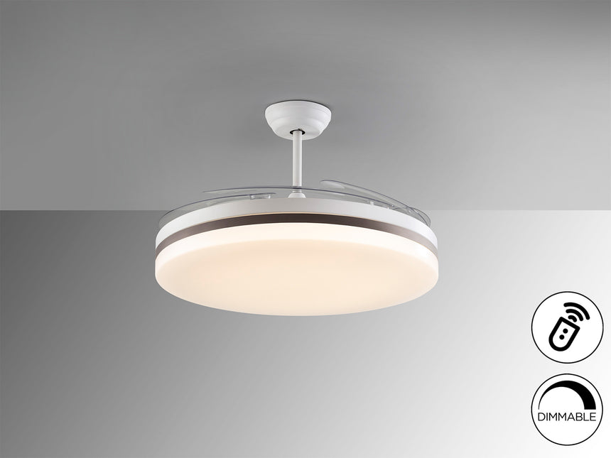 Ventilador de techo plafón retráctil Schuller Vento Max - ambiente