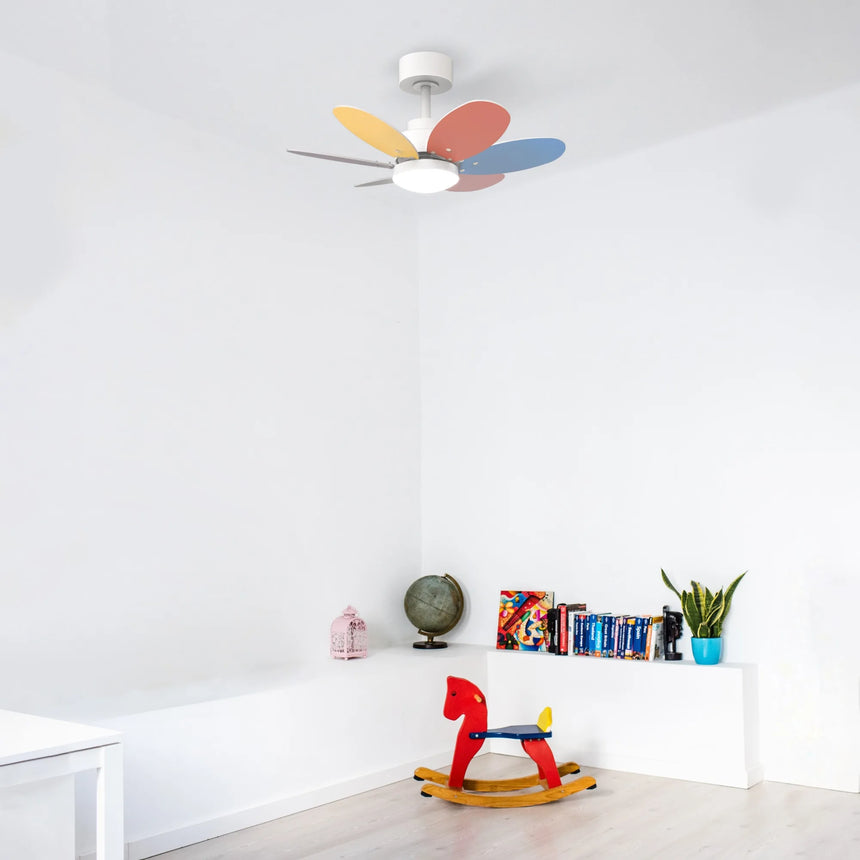 Sulion Ventilador de techo RAINBOW multicolor con luz 1694499