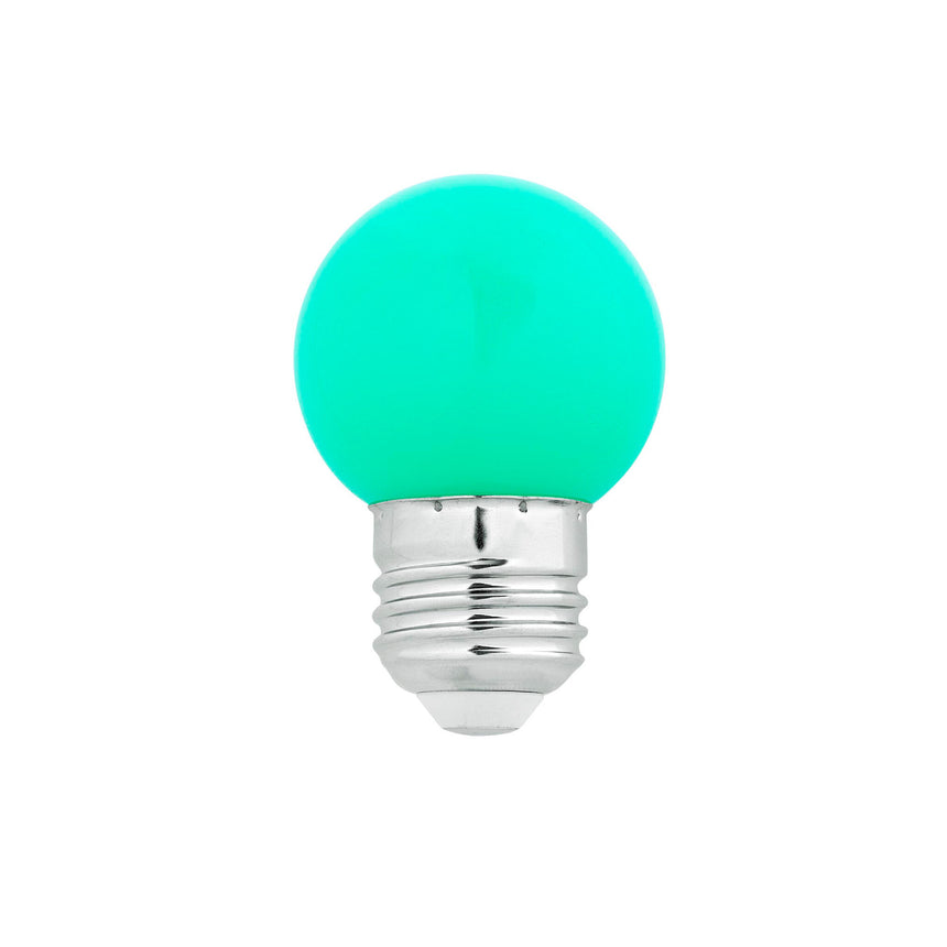 Lighthouse Bulb G45 GREEN E27 1W LED 17473