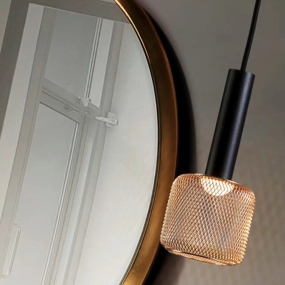 Schuller Sincro 1-Light Pendant Ceiling Lamp, Black and Gold 175265