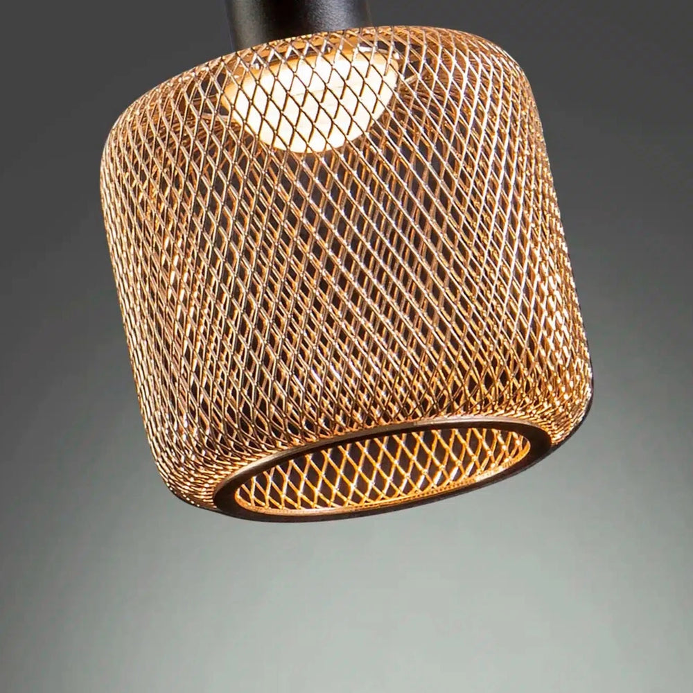 Schuller Sincro 1-Light Pendant Ceiling Lamp, Black and Gold 175265