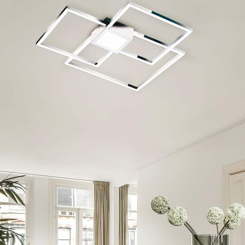 Trio Hydra Plafón LED de metal antracita 676210442