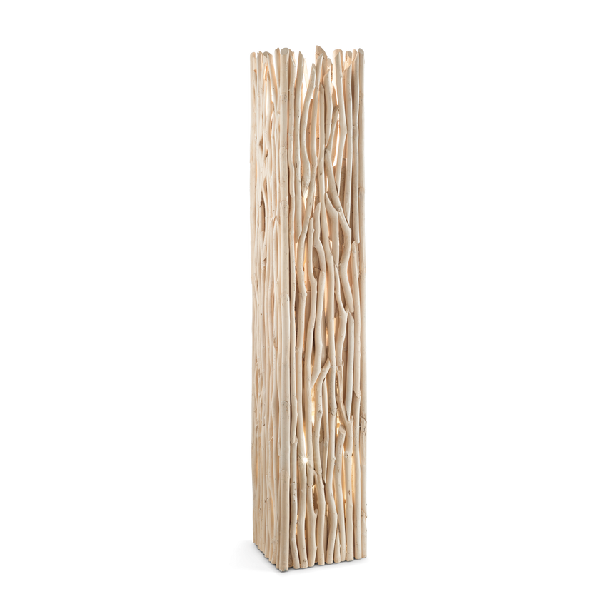 Lámpara de pie Ideal Lux Driftwood madera 3 luces 180W 0,2cm 180946
