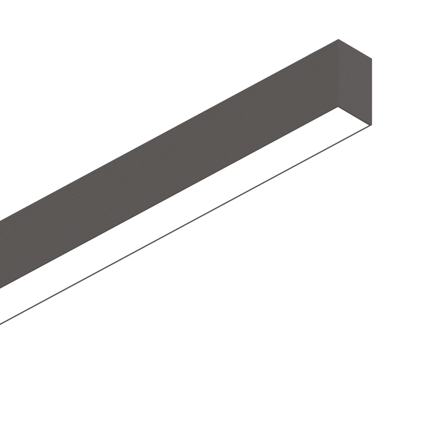 Sistema lineal Ideal Lux Fluo negro LED 27W 4000K Ø120,5cm 192505