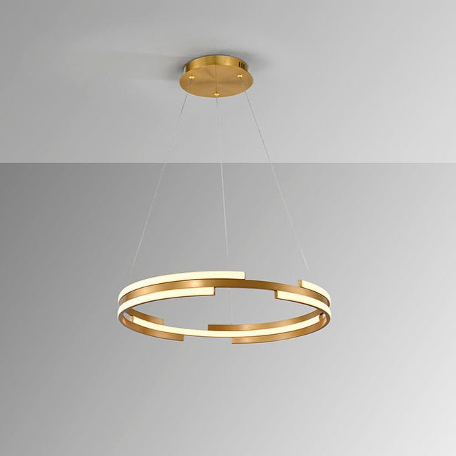 Schuller Ciclos LED Pendant Ceiling Lamp Gold D60 197496