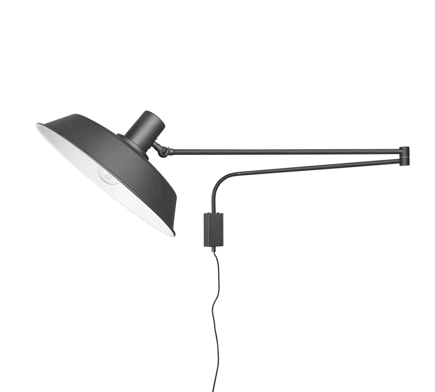 Aplique de pared Trio Bolder LED negro mate 3000K 200300132