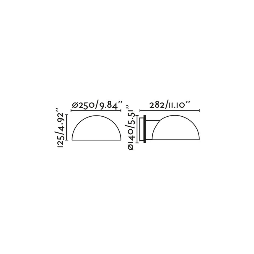 Faro DOMINICA Lámpara aplique negro 20031-123