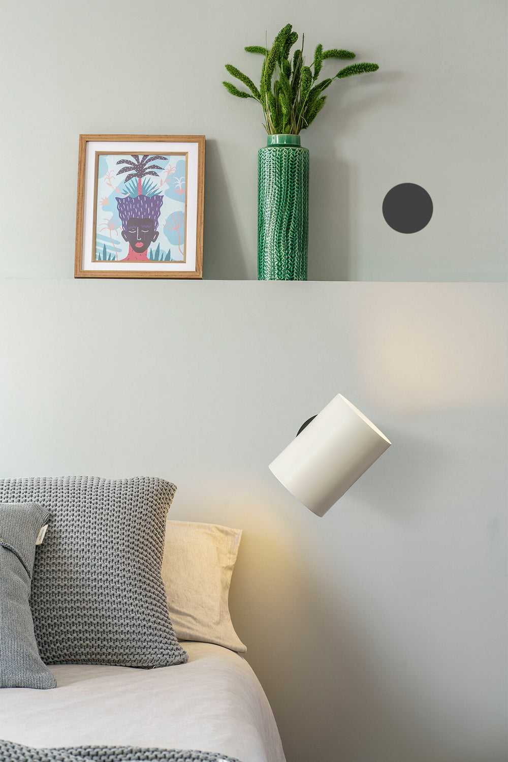 Faro GUADALUPE Black/beige wall lamp 20031-80