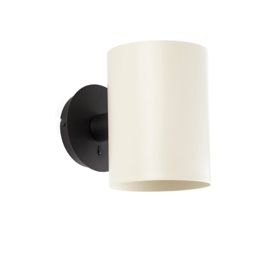 Faro GUADALUPE Black/beige wall lamp 20031-80