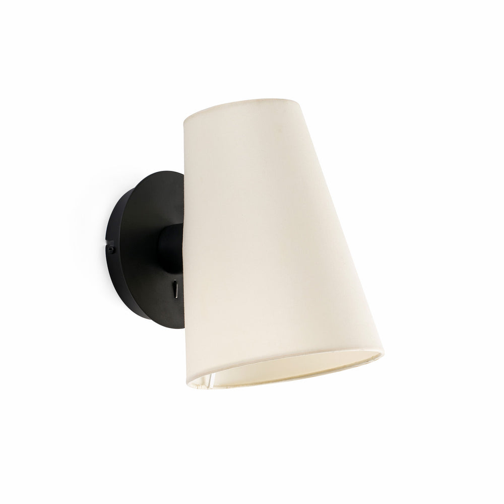 Faro LUPE Black/beige wall lamp 20031-88