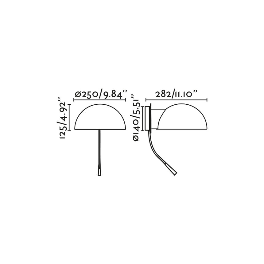 Faro DOMINICA Lámpara aplique negro con lector 20032-123