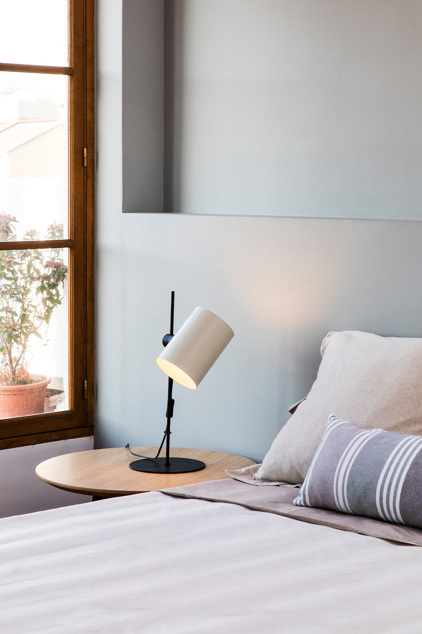 Faro GUADALUPE Black/beige table lamp 20033-80