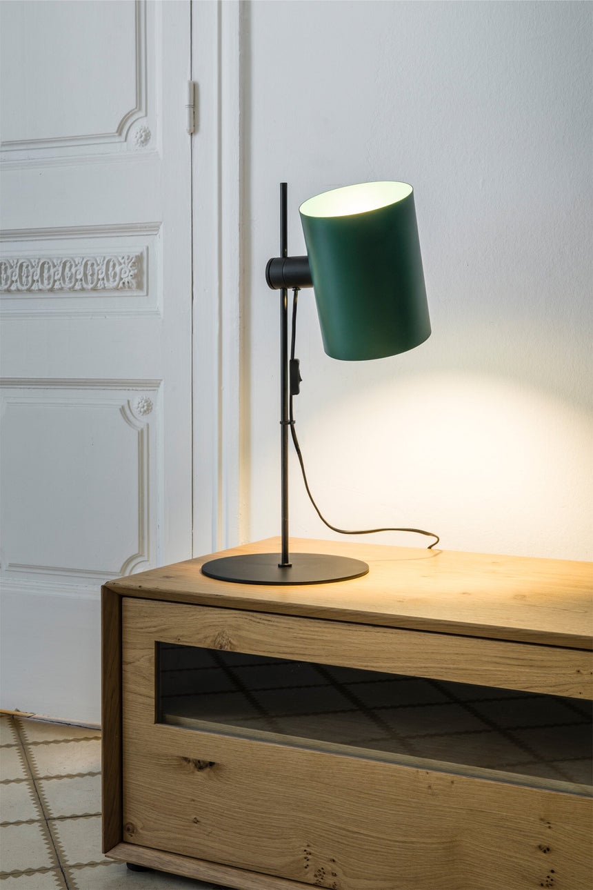 Faro GUADALUPE Black/green table lamp 20033-81