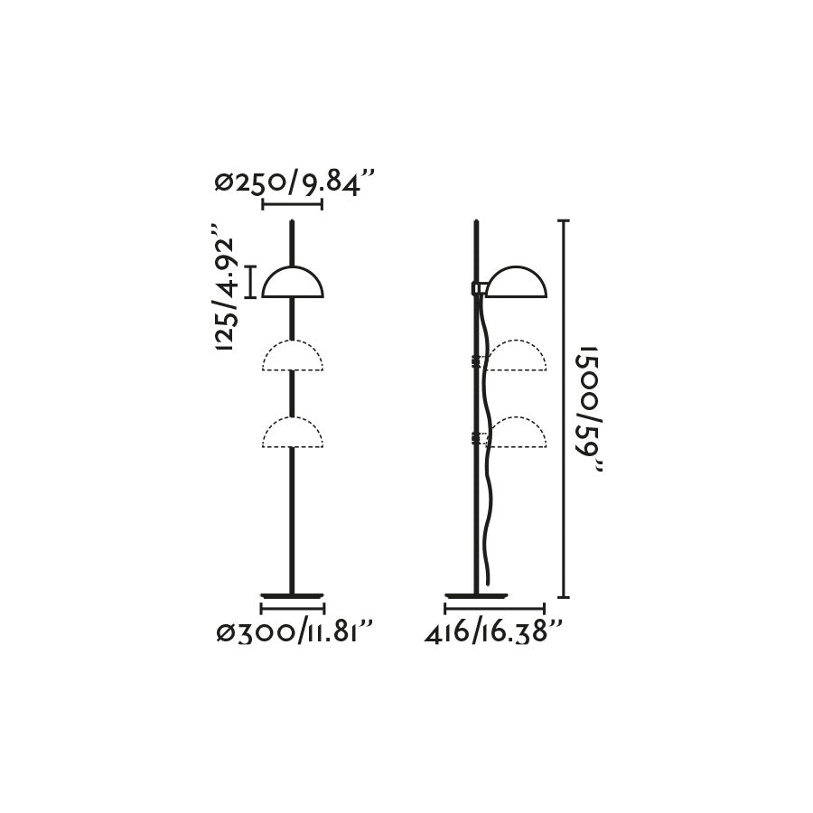 Faro DOMINICA Beige floor lamp 20034-122