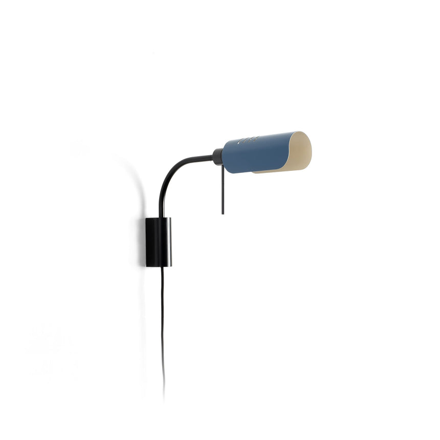 Lámpara de pared aplique Faro Martinica S E27 saliente 47,2cm azul — ref. 20042-134 (1)