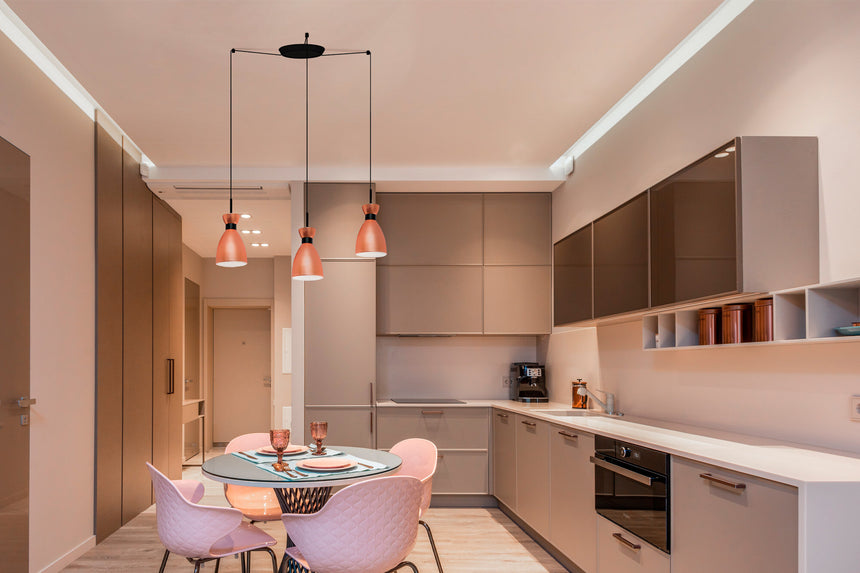 Faro RETRO 3 luces Lámpara colgante cobre 20046-3L