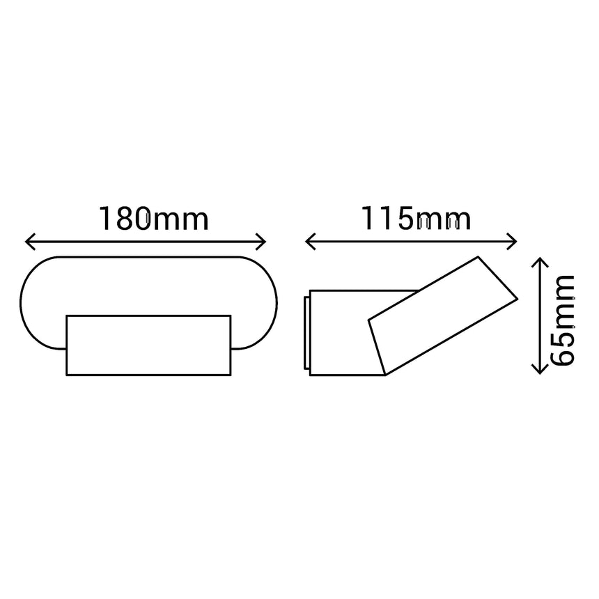 Sulion Koa Wall Lamp IP65 180mm - KOA 200677