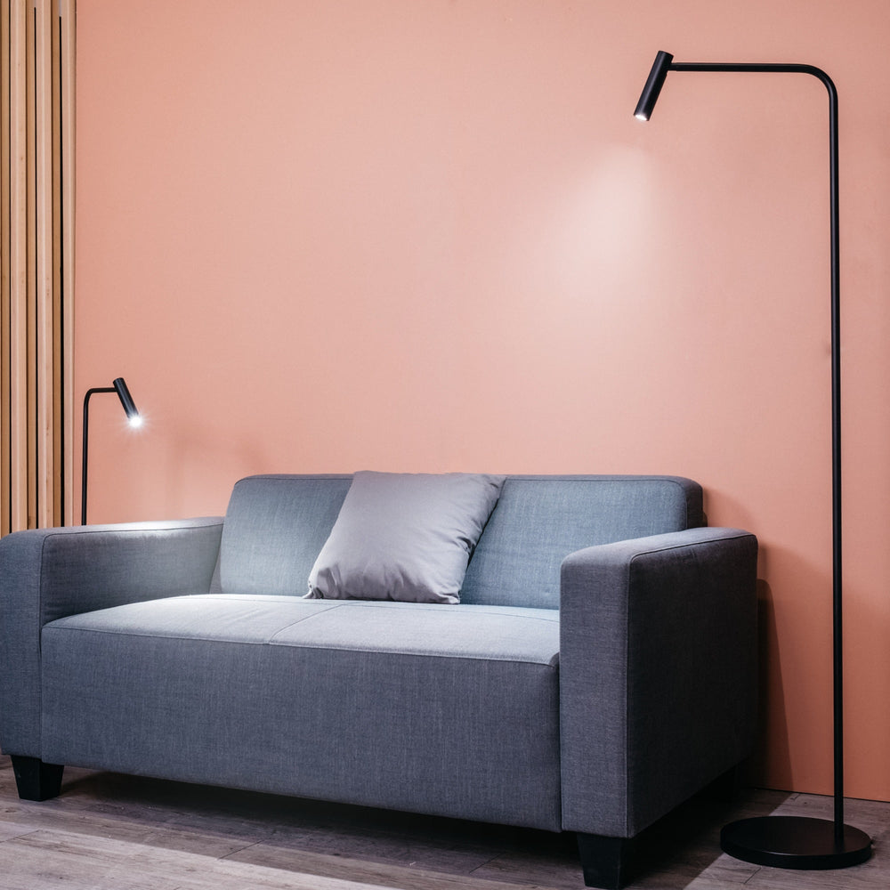 Sulion Alexia Black Metal Floor Lamp - ALEXIA 200737