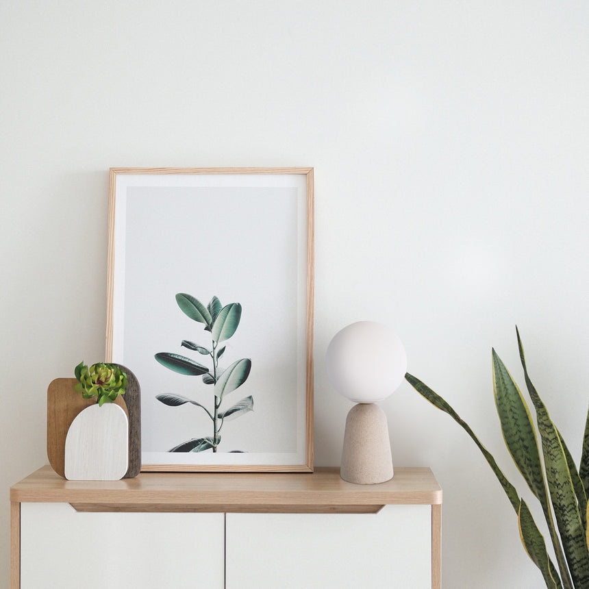 Sulion Creta Concrete and glass table lamp - CRETA 200750