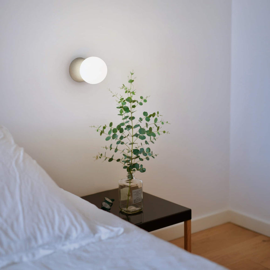 Sulion Creta Aplique con base de hormigón y bola de cristal - CRETA 200752