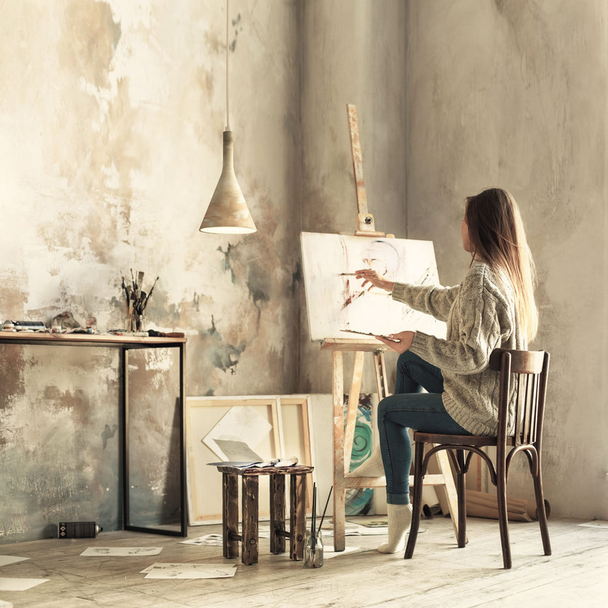 Sulion Cala Lámpara de techo de yeso blanco 200754