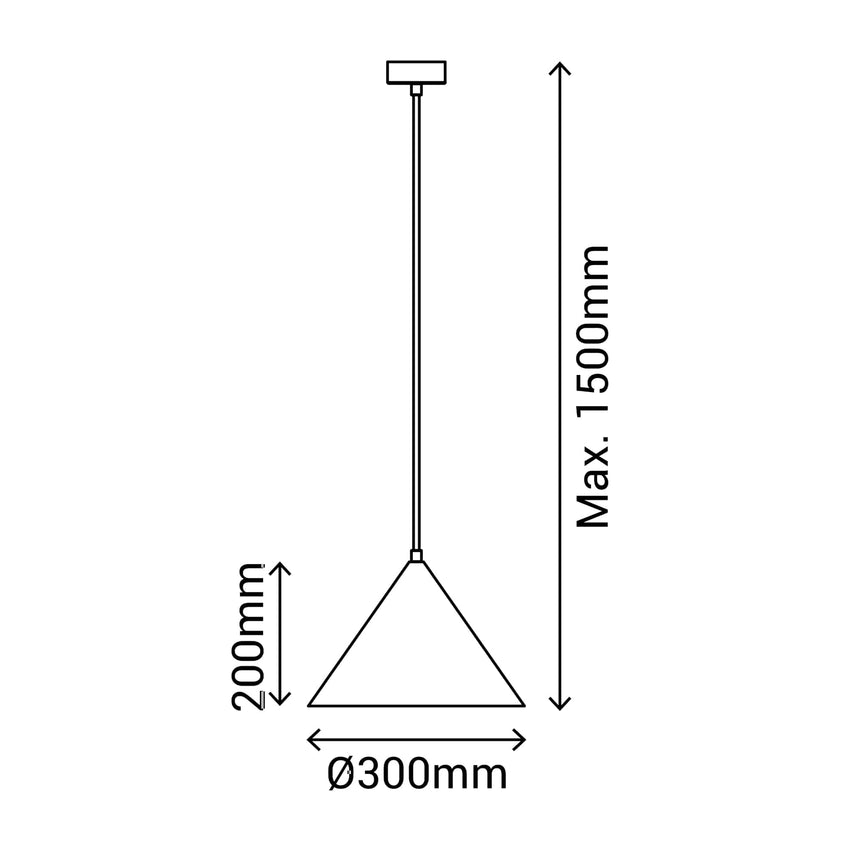 Sulion Vilma Clay-colored plaster ceiling lamp - VILMA 200800