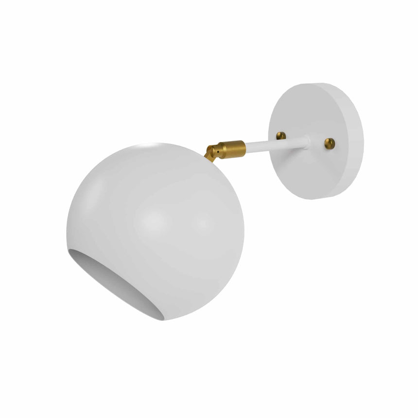 Sulion Orbit Aplique de metal blanco mate con dealles dorados - ORBIT 200805