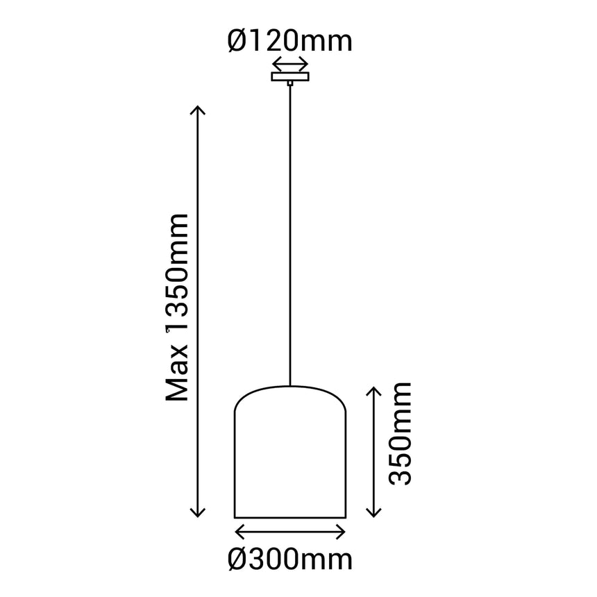 Sulion Babel Lámpara de techo de ratán 30cm - BABEL 200847