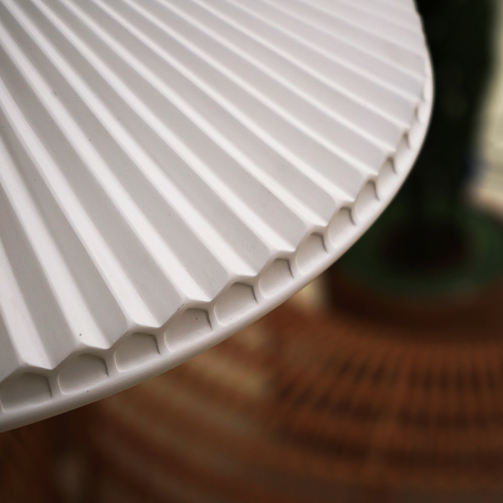 Sulion Elena White plaster ceiling lamp 50cm - ELENA 200851