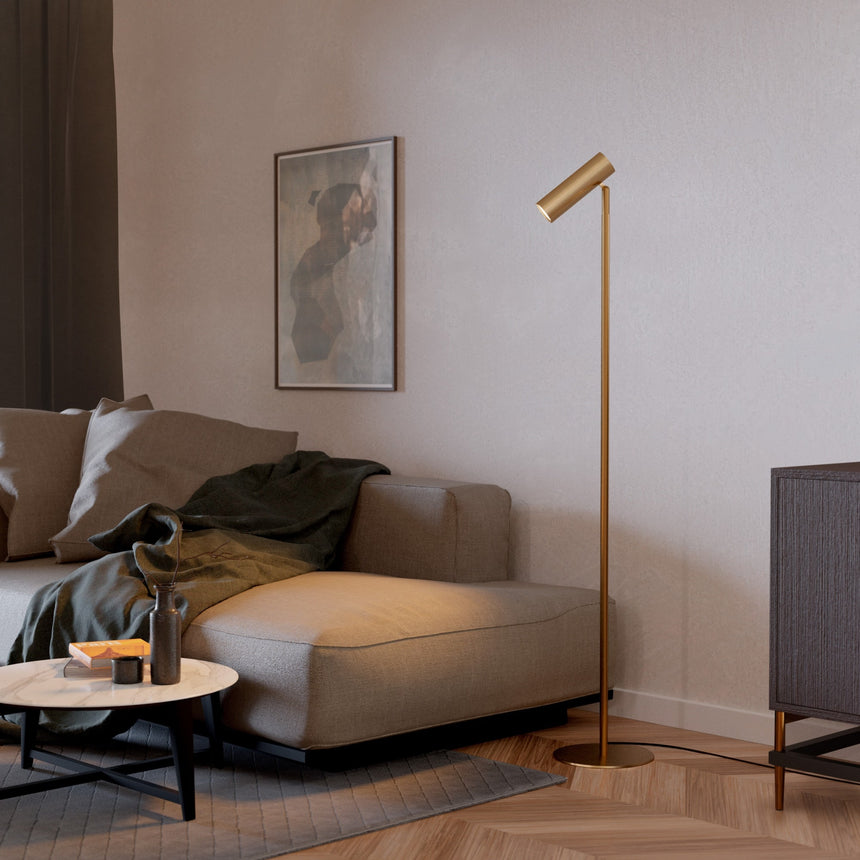 Sulion Milan Metal Floor Lamp with Bronze Finish - MILAN 200909
