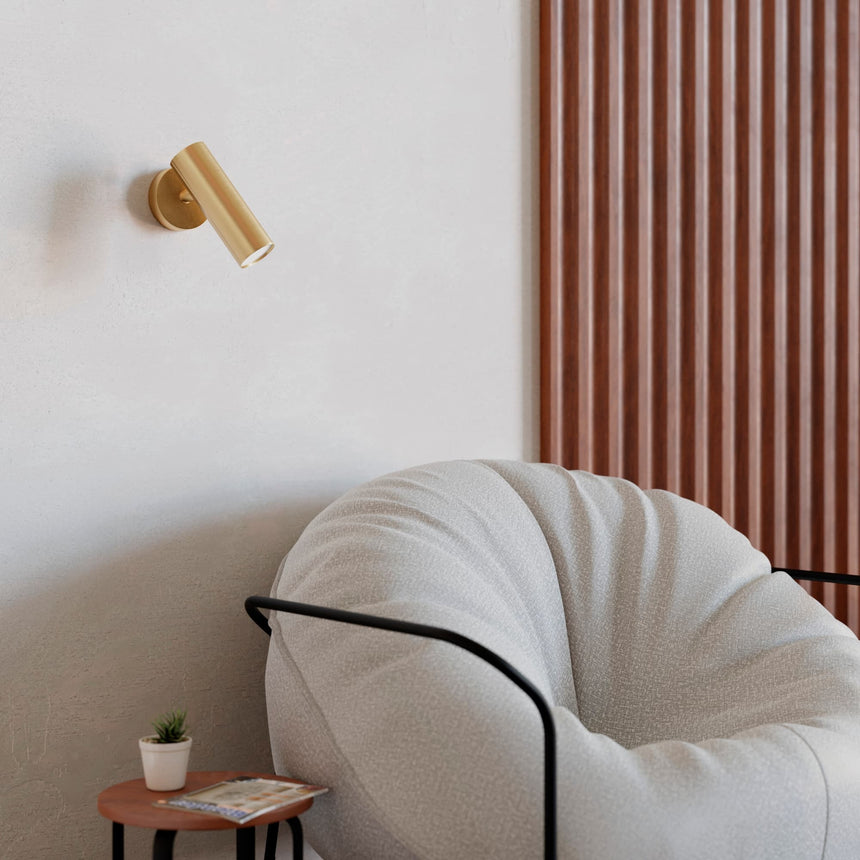 Sulion Milan Aplique de pared metal bronce mate 200910