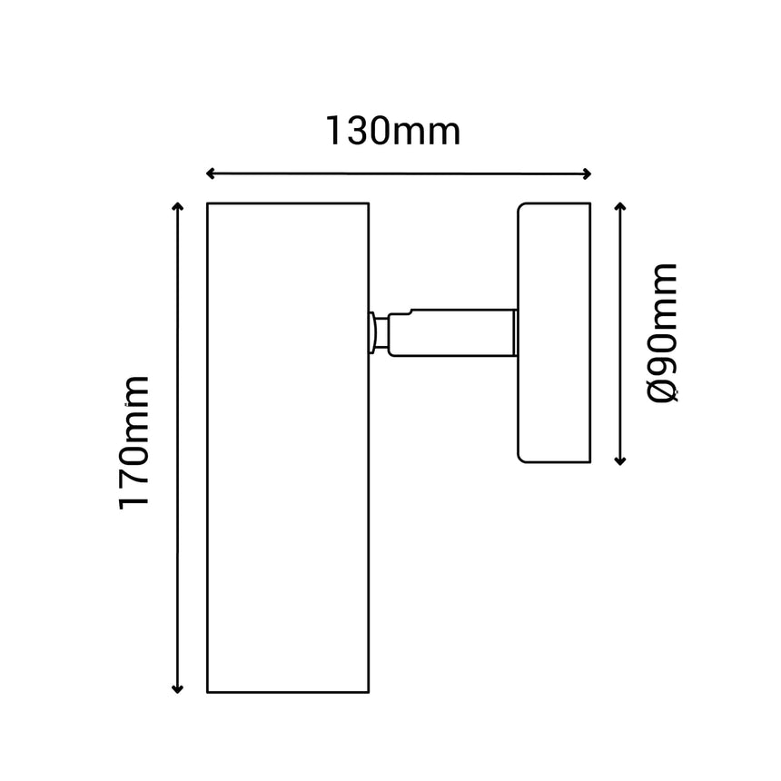 Sulion Milan Aplique de pared metal bronce mate 200910