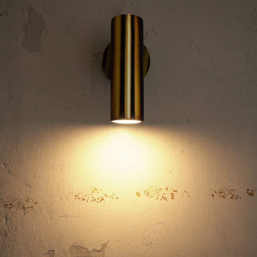 Sulion Milan Aplique de pared metal bronce mate 200910