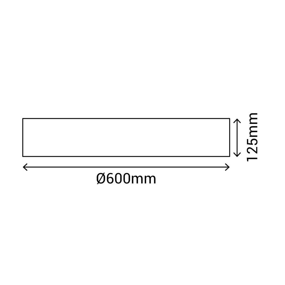 Sulion Lobby White Aluminum Ceiling Light 60cm LOBBY 200921