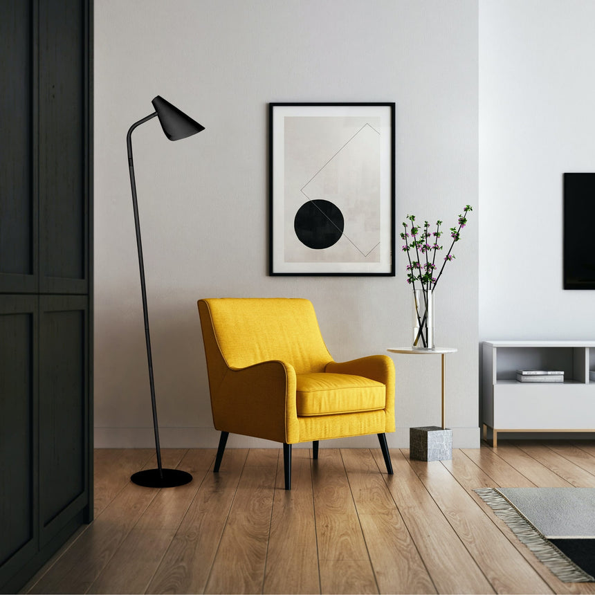 Sulion Lisboa Black Metal Floor Lamp - LISBOA 201006