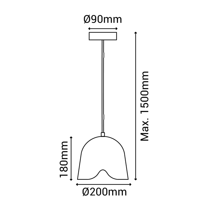 Sulion Paris White Metal Ceiling Lamp - PARIS 201020