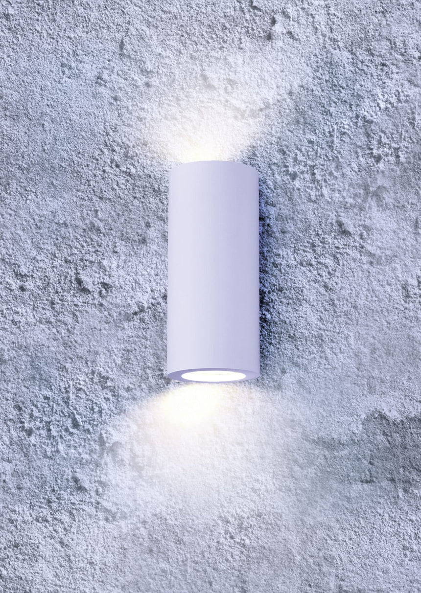 Trio Zazou White Cement/Plaster Wall Light 201100201