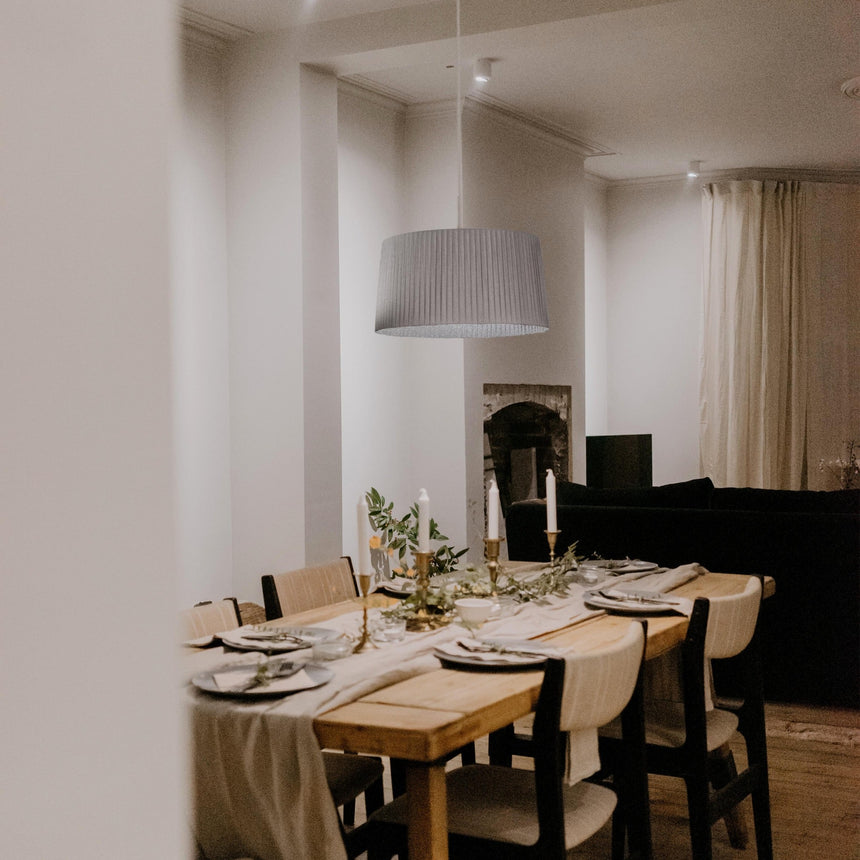 Sulion Ona Lámpara de techo de tela gris 50cm - ONA 201220