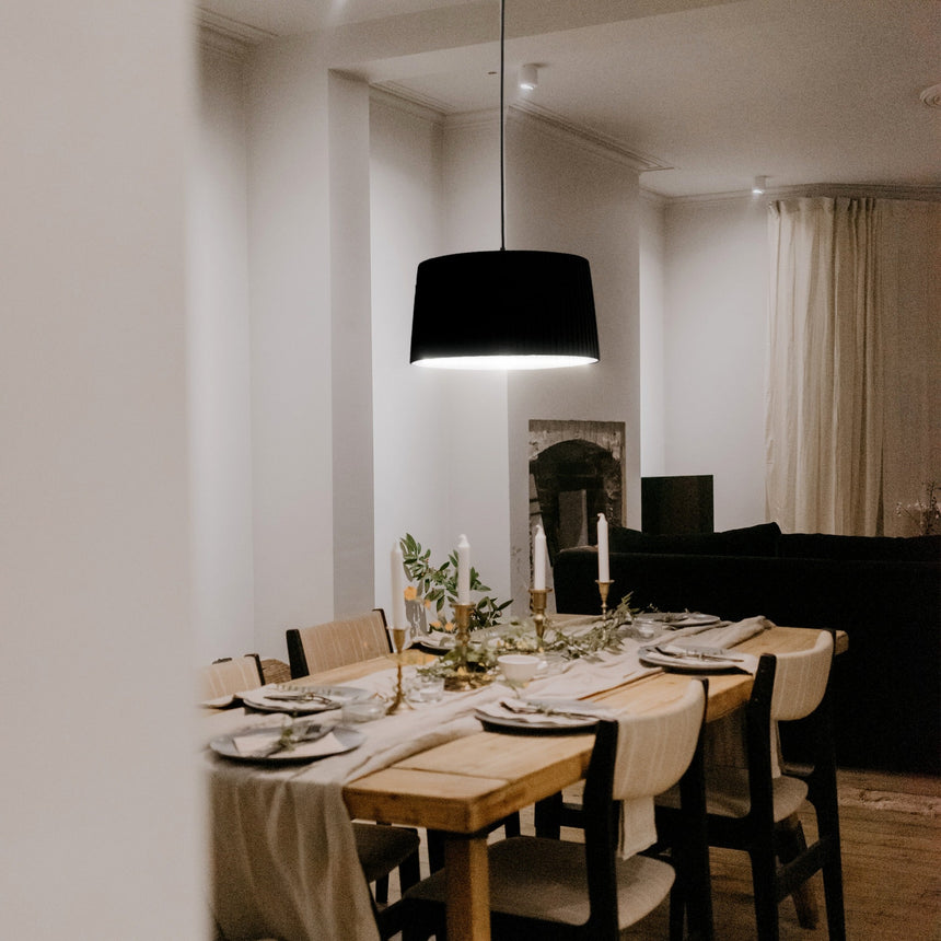 Sulion Ona Lámpara de techo de tal negro 50cm - ONA 201221