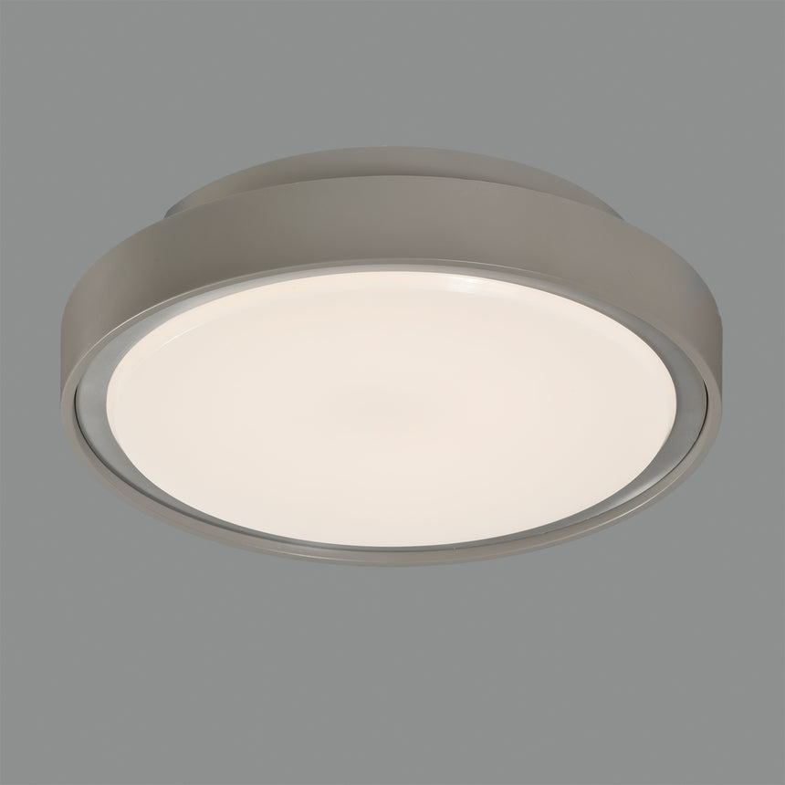 ACB Tilo Ceiling Light 2013/30 Grey, LED 15W 3000K 1750lm, CRI90 I IP65, Integrated LED P2013101GR