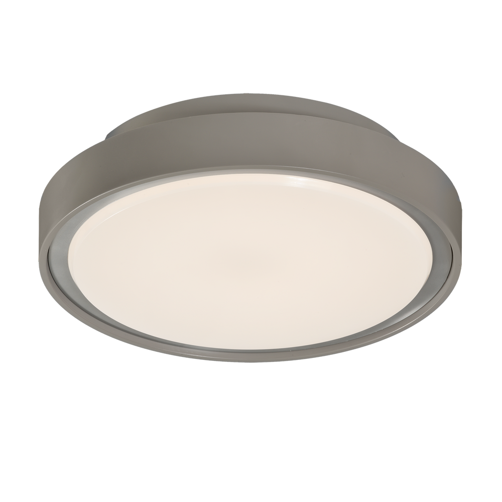 ACB Tilo Ceiling Light 2013/30 Grey, LED 15W 3000K 1750lm, CRI90 I IP65, Integrated LED P2013101GR