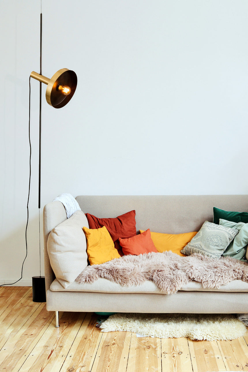 Faro WHIZZ Living room hanging/floor lamp gold/black 20166-96