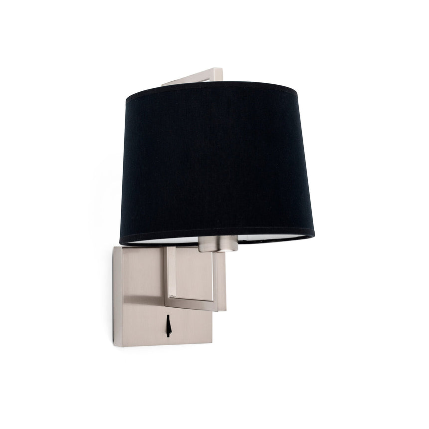Lámpara de pared aplique Faro Frame E27 negro — ref. 20170-03 (1)