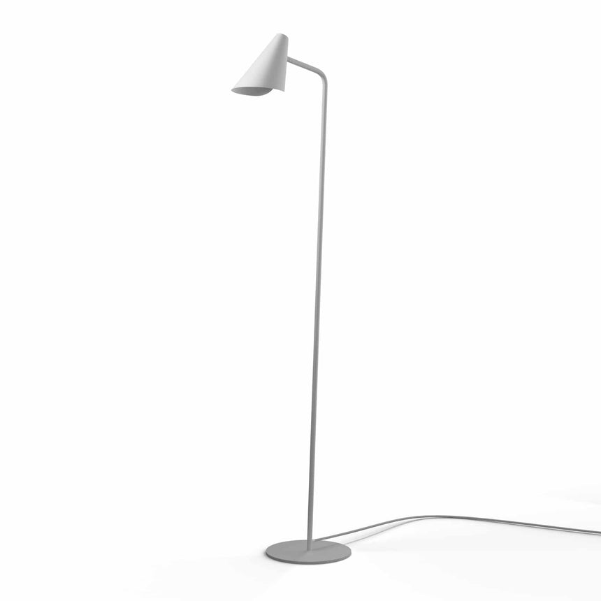 Sulion Lisboa Metal floor lamp in sandblasted white finish - LISBOA 201700