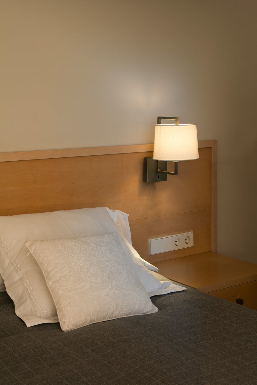 Faro FRAME Lámpara aplique oro viejo mate/beige 20171-02