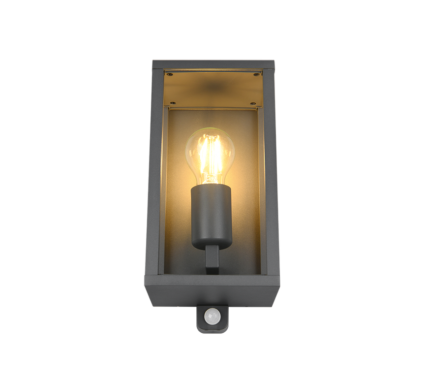 Aplique de exterior Trio Garonne LED antracita 2700K IP44 201869142